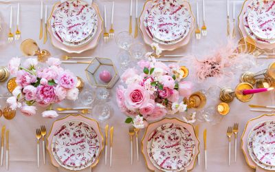 MY PINK AND MAGENTA TABLE